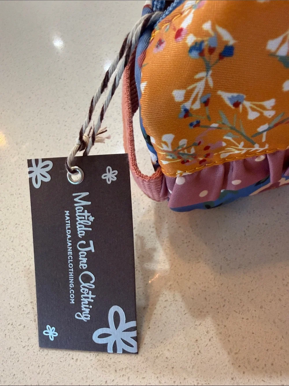 Matilda Jane Pencil or Cosmetic Case Ruffle NWT